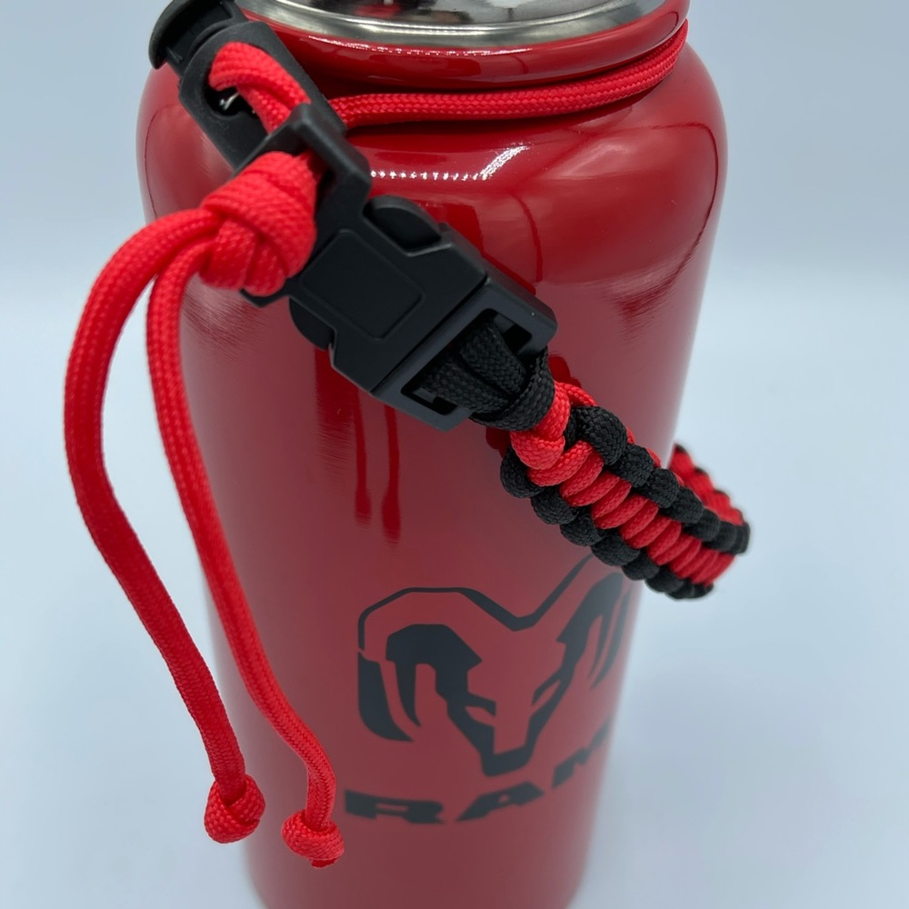 New Official Dodge Ram Bottle Flame Red 750ml